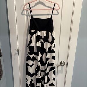 Babydoll maxi dress tie back